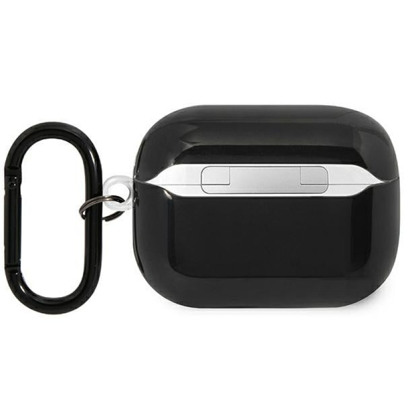 Funda BMW BMAP222SOTK Tricolor Stripes para Apple AirPods Pro 2ª gen, negra