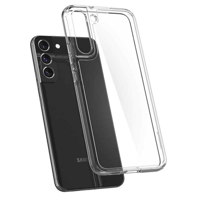 Funda Spigen Ultra Hybrid para Samsung Galaxy S22, Crystal Clear