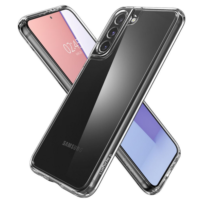 Funda Spigen Ultra Hybrid para Samsung Galaxy S22, Crystal Clear