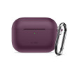 Funda para estuche de carga Tech-Protect Silicone Hook THP6103 para Apple AirPods Pro 3, burdeos
