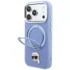 Funda MagSafe Karl Lagerfeld with Ring Stand 360 Karl Head Pin para Apple iPhone 18 Pro Max / 17 Pro Max, azul claro (KF003238)