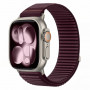 Correa para Apple Watch 8 / 9 / 10 / 11 / 12 / SE / Ultra 44/45/46/49 mm Tech-Protect Nylonloop, Deep Burgundy