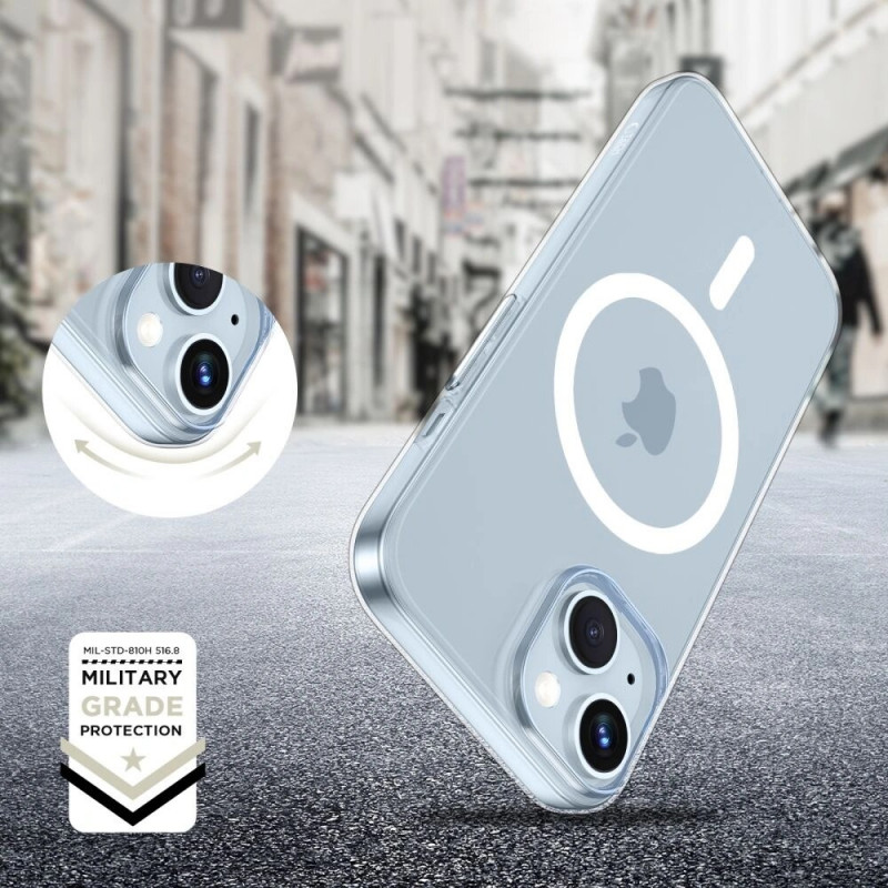 Funda Tech-Protect FlexAir MagSafe THP3578 para Apple iPhone 15, transparente