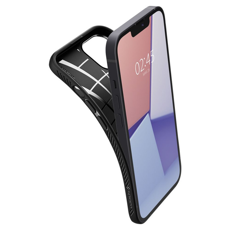 Funda Spigen Liquid Air para Apple iPhone 13 mini, negro mate