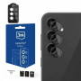 Protector de lente de cámara 3MK Lens Protection Pro para Samsung Galaxy S23 FE, negro