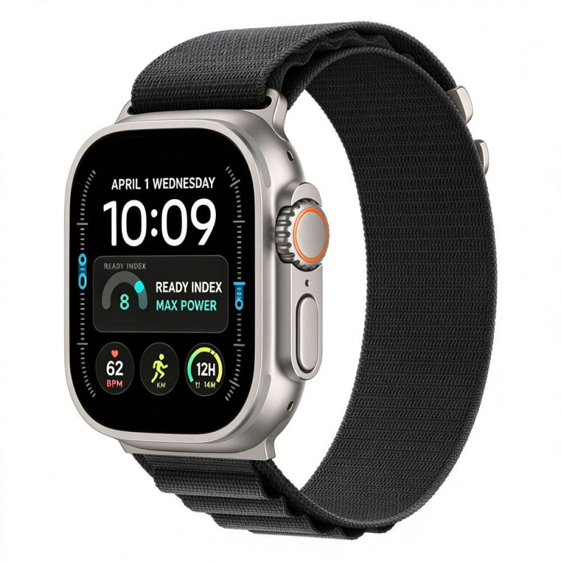 Correa para Apple Watch 8 / 9 / 10 / 11 / 12 / SE / Ultra 44/45/46/49 mm Tech-Protect Nylon Pro, negra