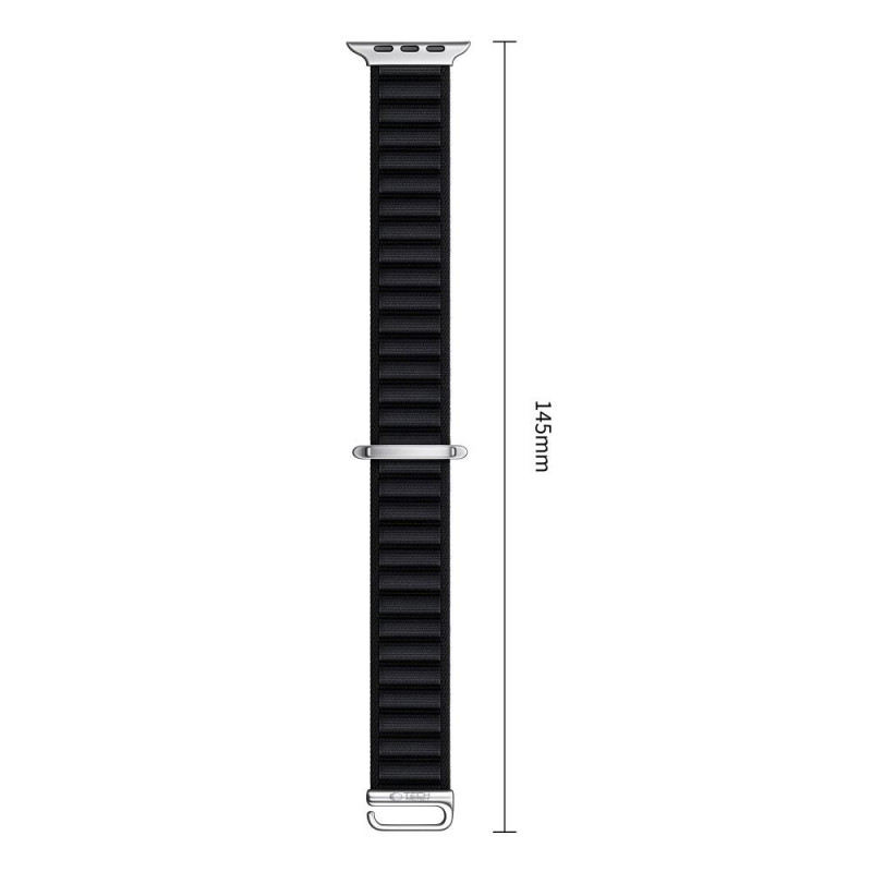 Correa para Apple Watch 8 / 9 / 10 / 11 / 12 / SE / Ultra 44/45/46/49 mm Tech-Protect Nylon Pro, negra