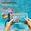 Funda impermeable universal Spigen A601 (2 uds.), Crystal Clear