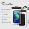 Funda impermeable universal Spigen A601 (2 uds.), Crystal Clear