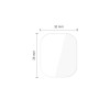 Tech-Protect Supreme Set+ Protector de pantalla de hidrogel para Apple Watch 4 / 5 / 6 / SE 1 / 2 / 3 40 mm, transparente (2 uds.)