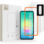 Tech-Protect Easy Set+ Samsung Galaxy A27 5G Set de protector de pantalla y lente de cristal templado transparente (3 piezas)
