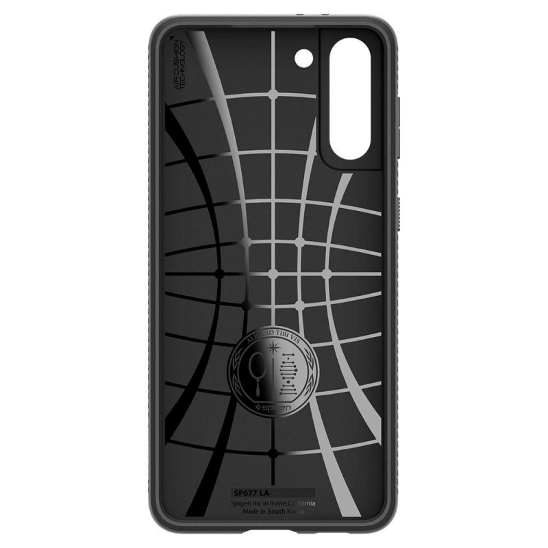 Funda Spigen Liquid Air para Samsung Galaxy S21, negro mate