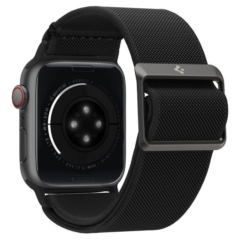 Correa Spigen Fit Lite para Apple Watch 4/5/6/7/SE/8/9/Ultra 44/45/49 mm, negra