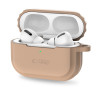 Funda de silicona con cordón Tech-Protect para Apple AirPods Pro 1 / 2, Cafe Latte