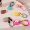 Funda Tech-Protect Silicone Rope para Apple AirPods Pro 1 / 2, marrón chocolate