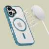 Funda MagSafe Tech-Protect MagMat para Apple iPhone 16, verde azulado mate