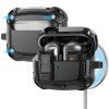 Funda Tech-Protect Carbonox MagSafe THP4736 para Samsung Galaxy Buds 3 / 3 FE / 3 Pro, negra