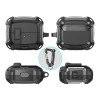Funda Tech-Protect Carbonox MagSafe THP4736 para Samsung Galaxy Buds 3 / 3 FE / 3 Pro, negra