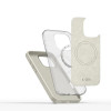 Funda Tech-Protect Silicone Pure MagSafe para Apple iPhone 16 Pro, Cosmic Latte