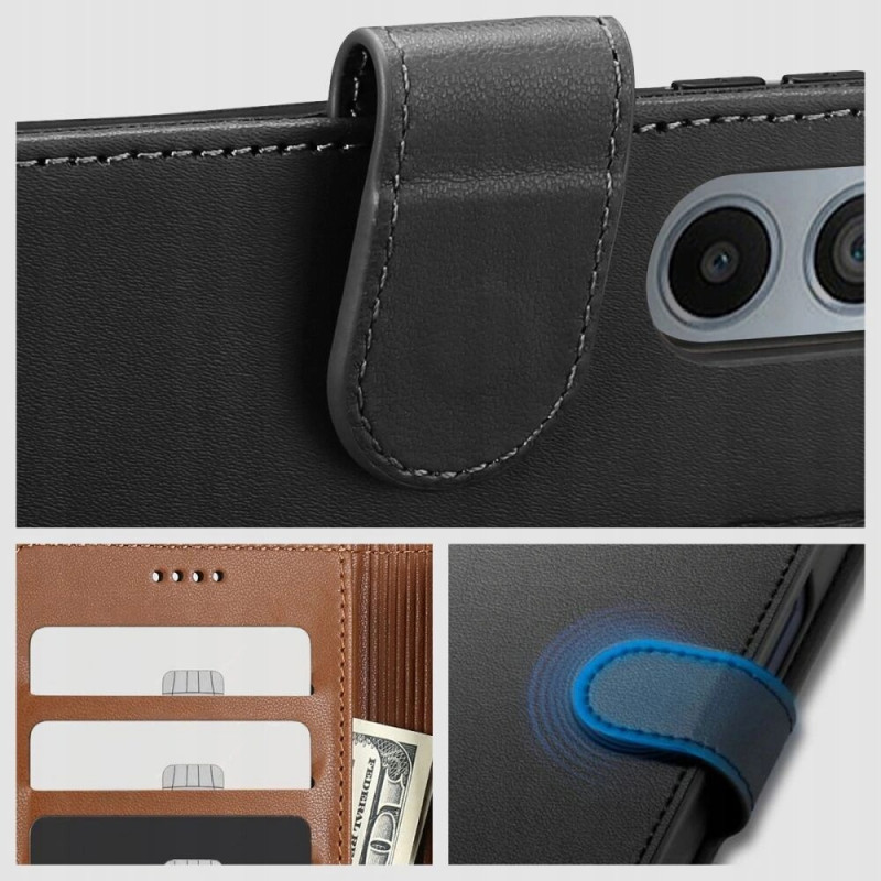 Funda cartera Tech-Protect para Samsung Galaxy A16 4G / 5G, negra