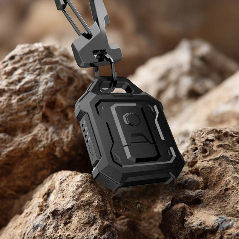 Funda Tech-Protect Kevlar Pro para Apple AirTag 1 / 2, negra