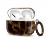 Funda Tech-Protect Lamano para Apple AirPods Pro 1 / 2 Panther (Negro y Marrón)