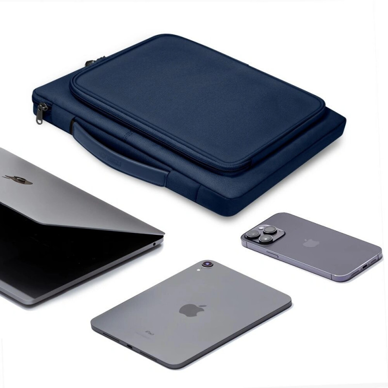 Funda para portátil Tech-Protect Basic Bag 15-16", azul marino