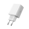 Cargador de pared Tech-Protect NC20W de 1 puerto USB-C PD20W, blanco