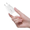 Cargador de pared Tech-Protect NC20W de 1 puerto USB-C PD20W, blanco