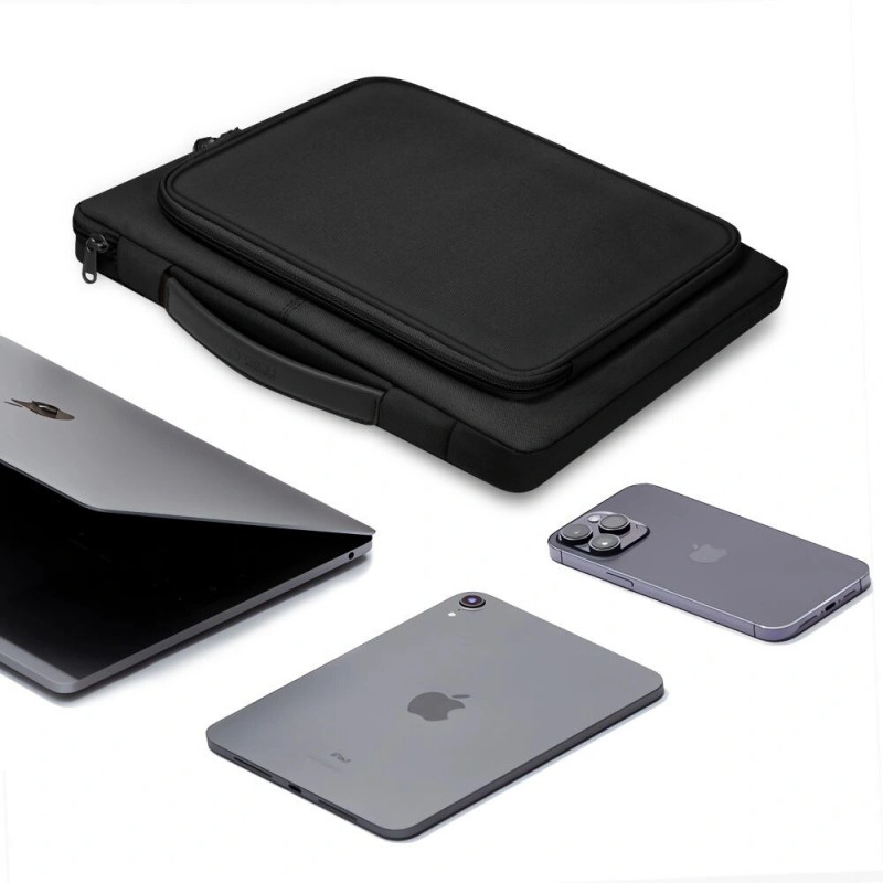 Funda para portátil Tech-Protect Basic Bag 13-14", negra