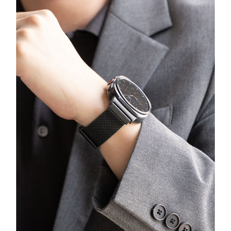 Correa de reloj Ringke Metal One Mesh RGK12092 para Samsung Galaxy Watch Ultra 1 / 2 (2024-2026) 47 mm, negra