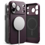 Funda Ringke Onyx Magnetic MagSafe RGK12089 para Apple iPhone 17 Pro Max / 18 Pro Max, granate