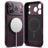 Funda Ringke Onyx Magnetic MagSafe RGK12089 para Apple iPhone 17 Pro Max / 18 Pro Max, granate