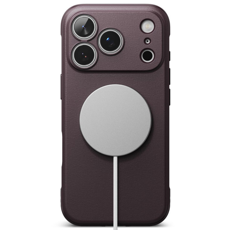Funda Ringke Onyx Magnetic MagSafe RGK12089 para Apple iPhone 17 Pro Max / 18 Pro Max, granate
