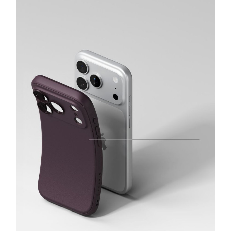 Funda Ringke Onyx Magnetic MagSafe RGK12089 para Apple iPhone 17 Pro Max / 18 Pro Max, granate