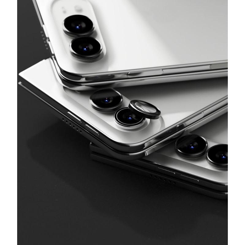 Protector de lente de cámara Ringke Camera Frame RGK12086 para Apple iPhone Duo (2 uds.), negro
