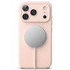 Funda Ringke Silicone Magnetic MagSafe para Apple iPhone 18 Pro, rosa arena
