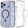 Funda Spigen Ultra Hybrid MagSafe para Apple iPhone 17 Pro / 18 Pro, transparente/burdeos