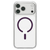 Funda Spigen Ultra Hybrid MagSafe para Apple iPhone 17 Pro Max / 18 Pro Max, transparente/granate