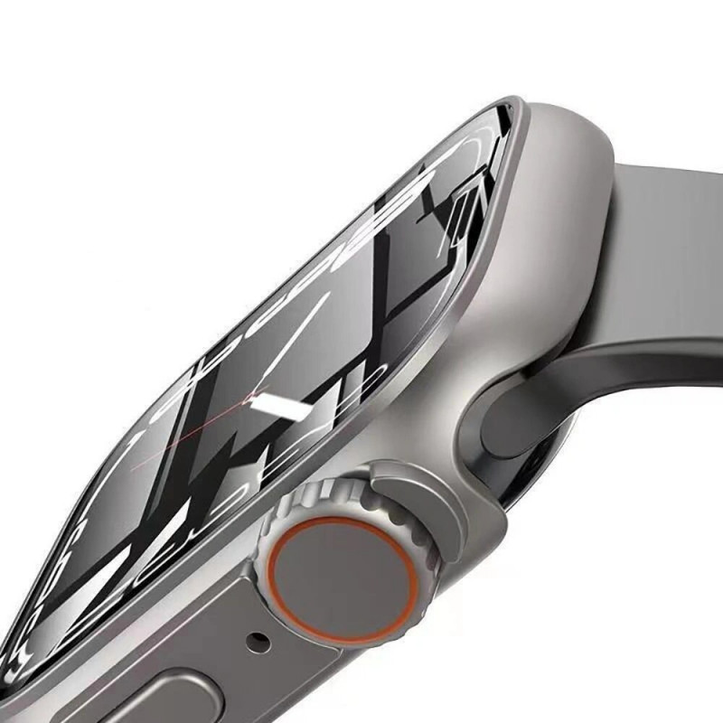 Funda Tech-Protect Defense360 para Apple Watch 10 / 11 46 mm, negra/naranja
