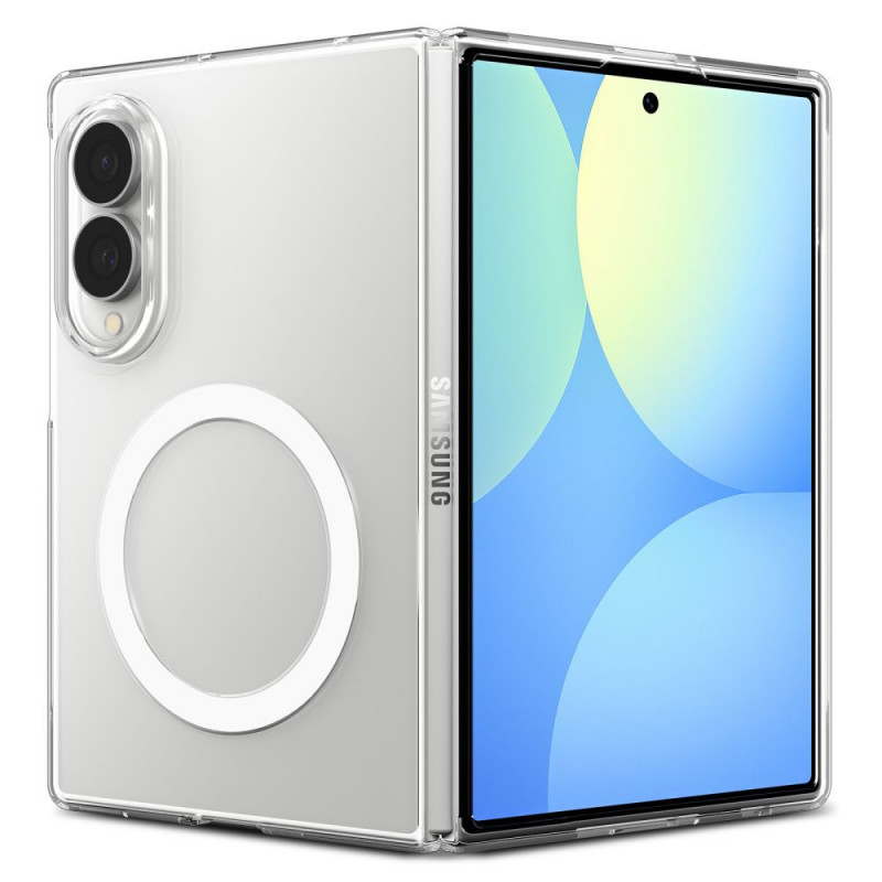 Funda Spigen AirSkin MagSafe para Samsung Galaxy Z Fold 8, transparente/blanca