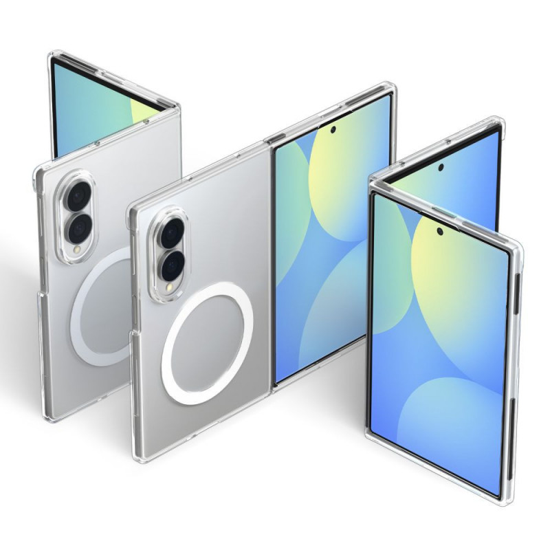Funda Spigen AirSkin MagSafe para Samsung Galaxy Z Fold 8, transparente/blanca