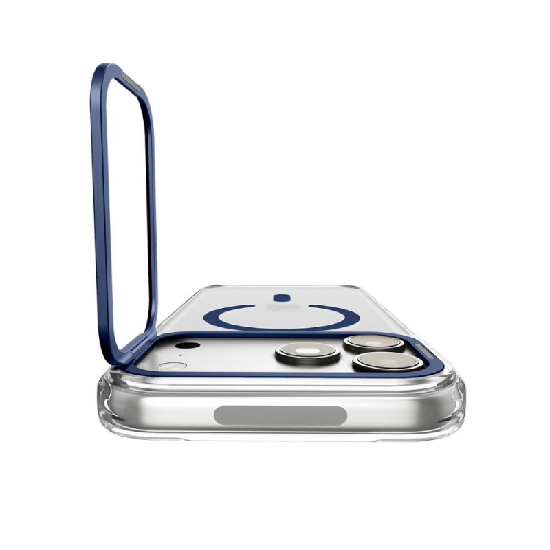 Funda Spigen Ultra Hybrid Optik S MagSafe para Apple iPhone 17 Pro / 18 Pro, transparente/Deep Blue