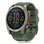 Correa de silicona Tech-Protect para Garmin Fenix 5S / 5S Plus / 6S / 6S Pro / 7S / 8 (43 mm), verde militar