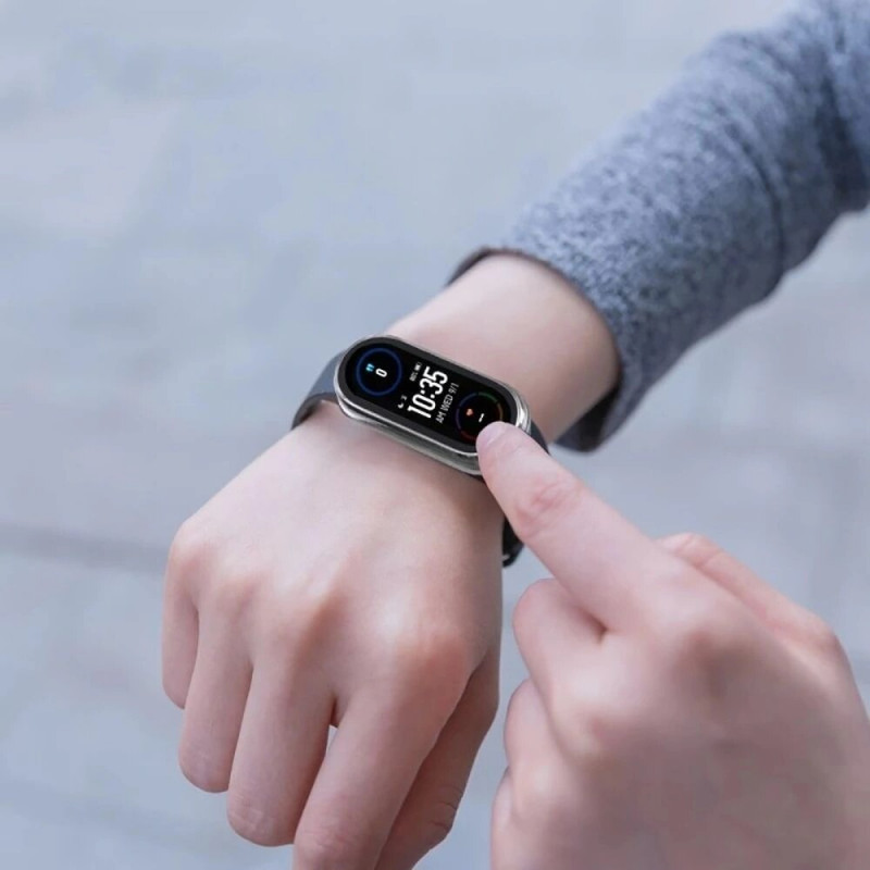 Funda Tech-Protect Defense360 para Xiaomi Smart Band 9 / 9 NFC, negra