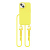 Funda MagSafe Tech-Protect Magnecklace con cordón para Apple iPhone 14, amarillo canario