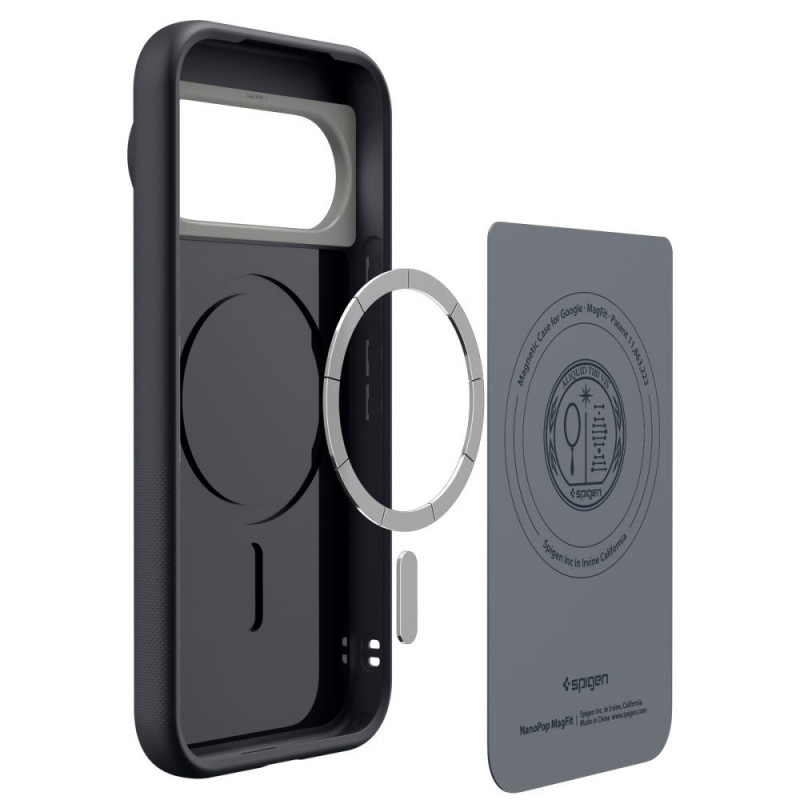 Funda MagSafe Spigen Nano Pop Mag para Google Pixel 11 Pro, negra sésamo