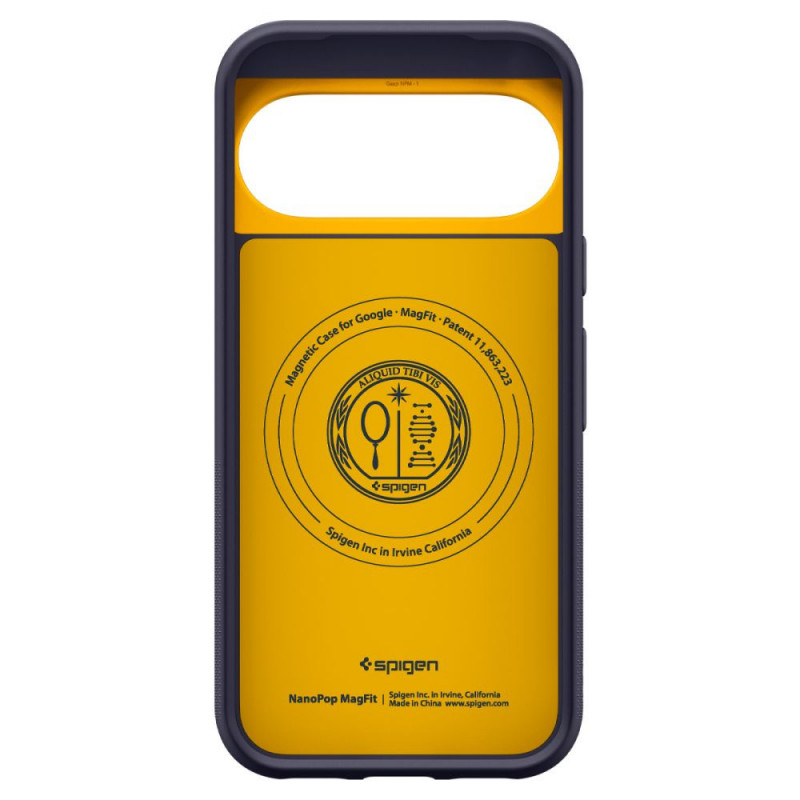 Funda MagSafe Spigen Nano Pop Mag para Google Pixel 11 Pro, azul marino Blueberry Navy