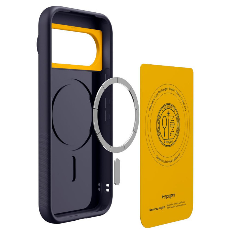 Funda MagSafe Spigen Nano Pop Mag para Google Pixel 11 Pro, azul marino Blueberry Navy