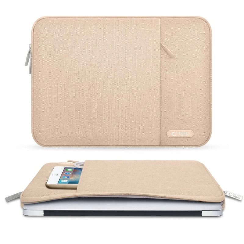 Funda Tech-Protect Sleevy para portátil 13-14" Caffe Latte